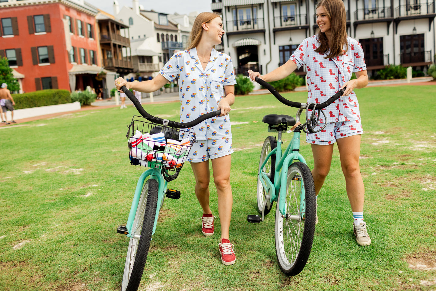 Ole Miss Red Logo Shorty Pajama