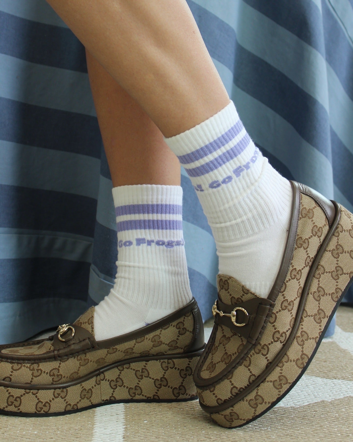 TCU Go Frogs Collegiate Retro Crew Socks