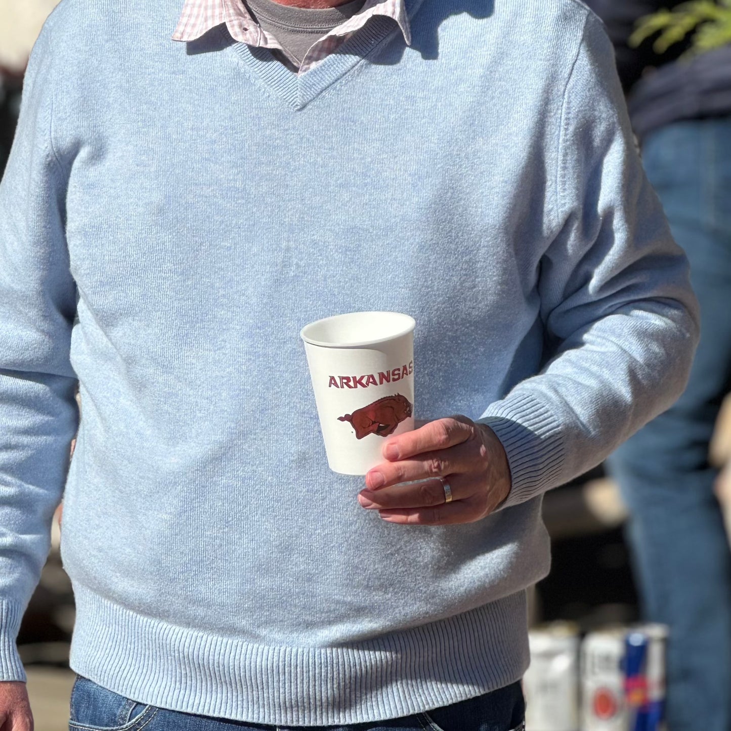 Arkansas Razorback reusable cup set