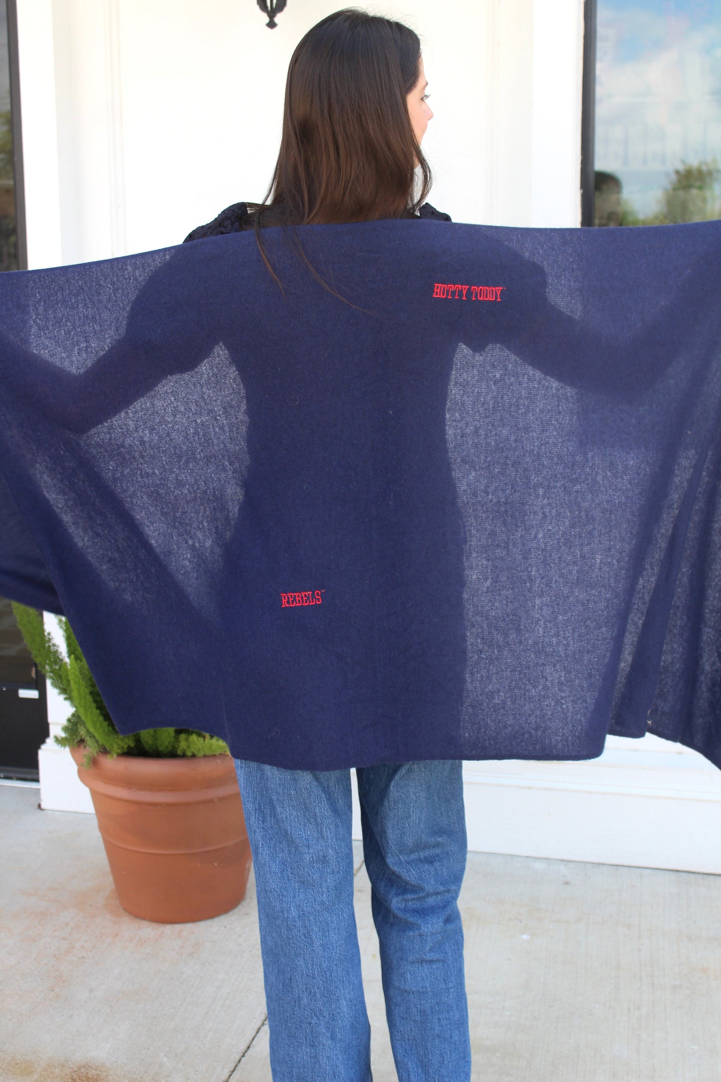Ole Miss Cashmere Travel Wrap