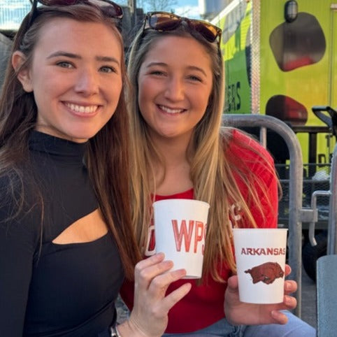 University of Arkansas WPS Woo Pig Sooie Reusable Cup Sets
