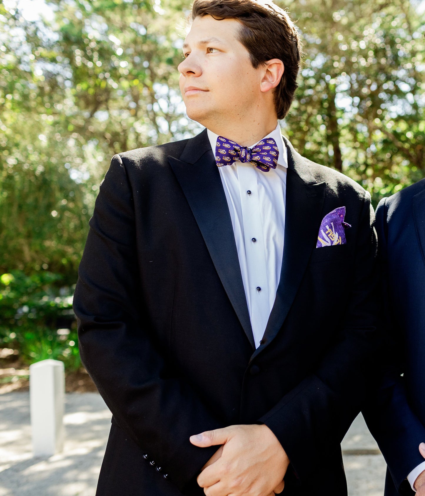 LSU Tigers Men's Silk Bow Tie