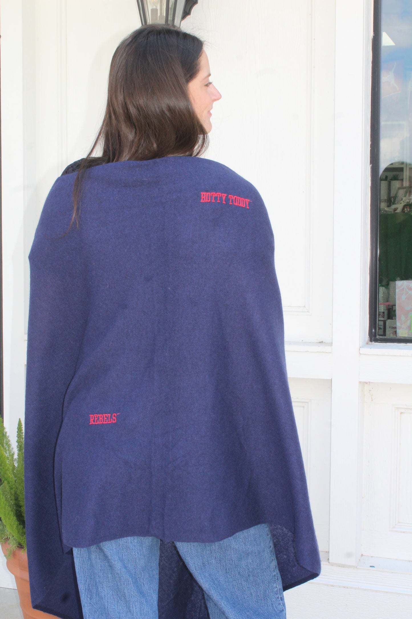 Ole Miss Cashmere Travel Wrap