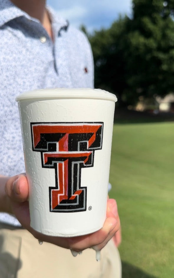 texas tech reusable cup set