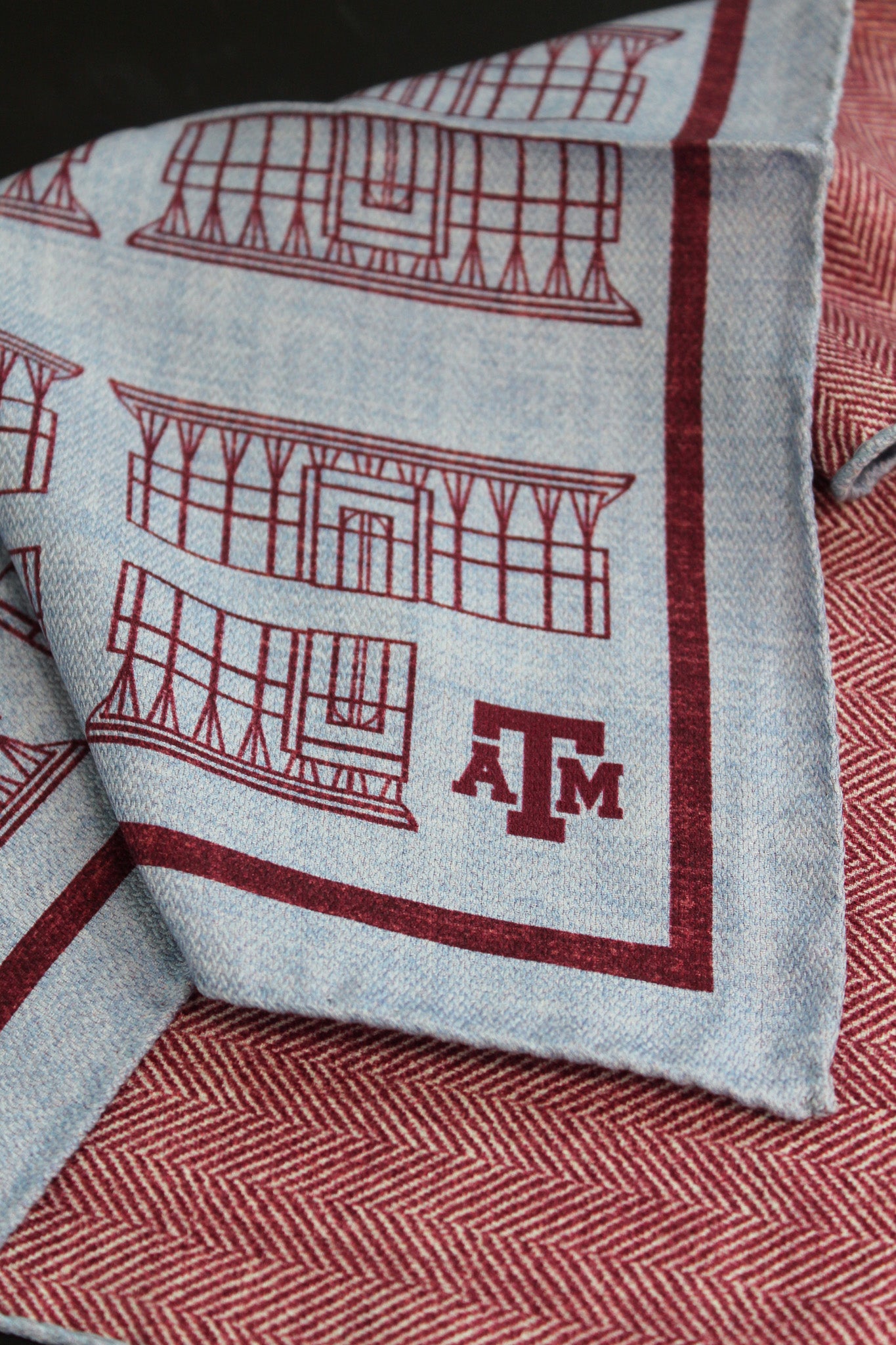 Texas A&M Men's Silk Pocket Square
