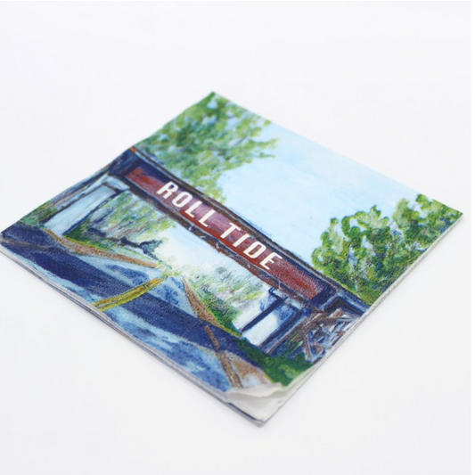 university of alabama roll tide bridge paper napkins