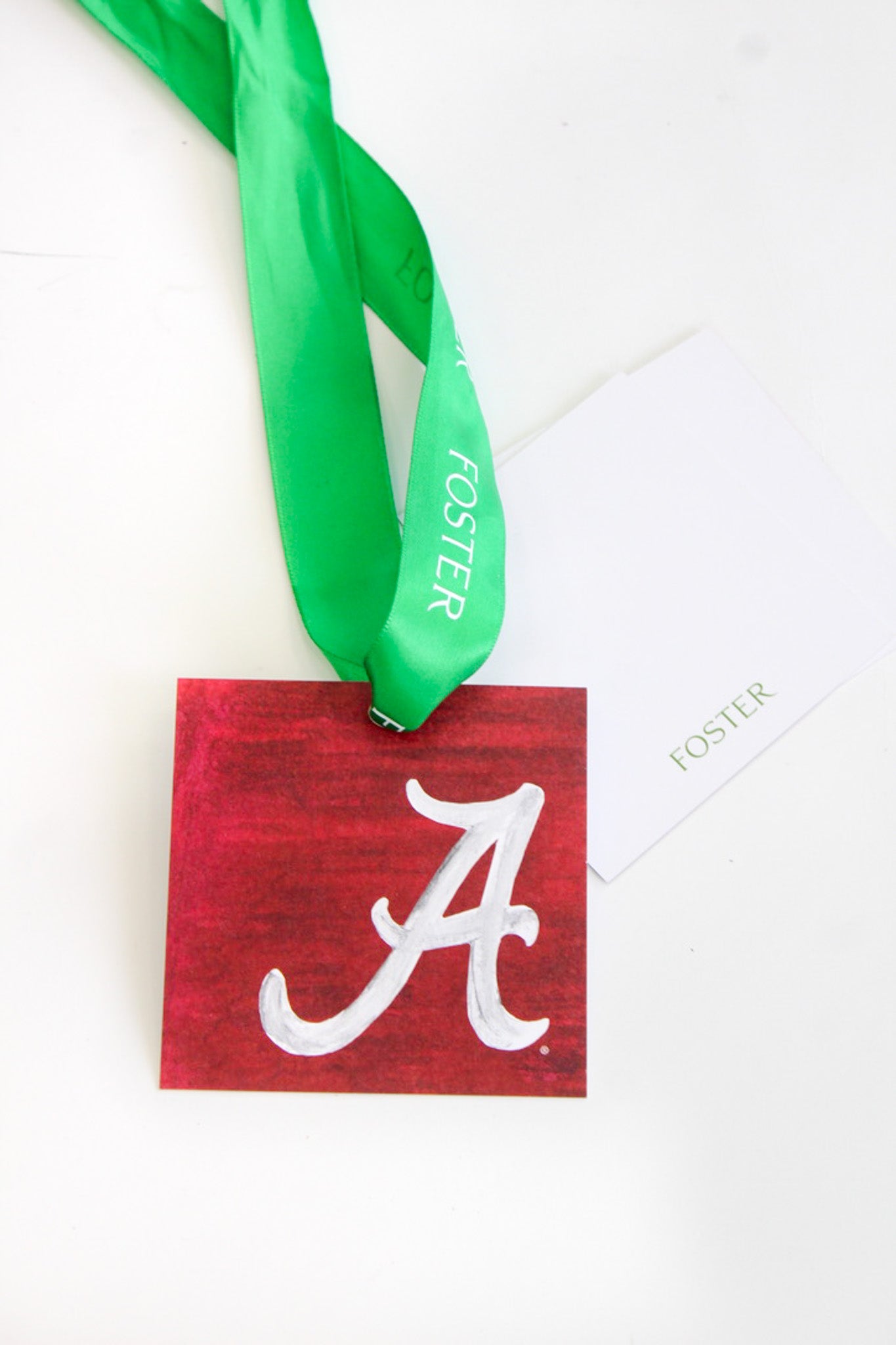Alabama A logo gift tag
