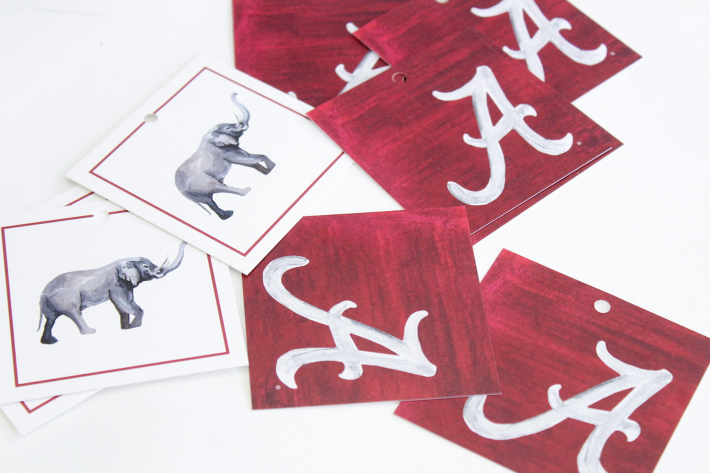 Alabama A logo gift tag