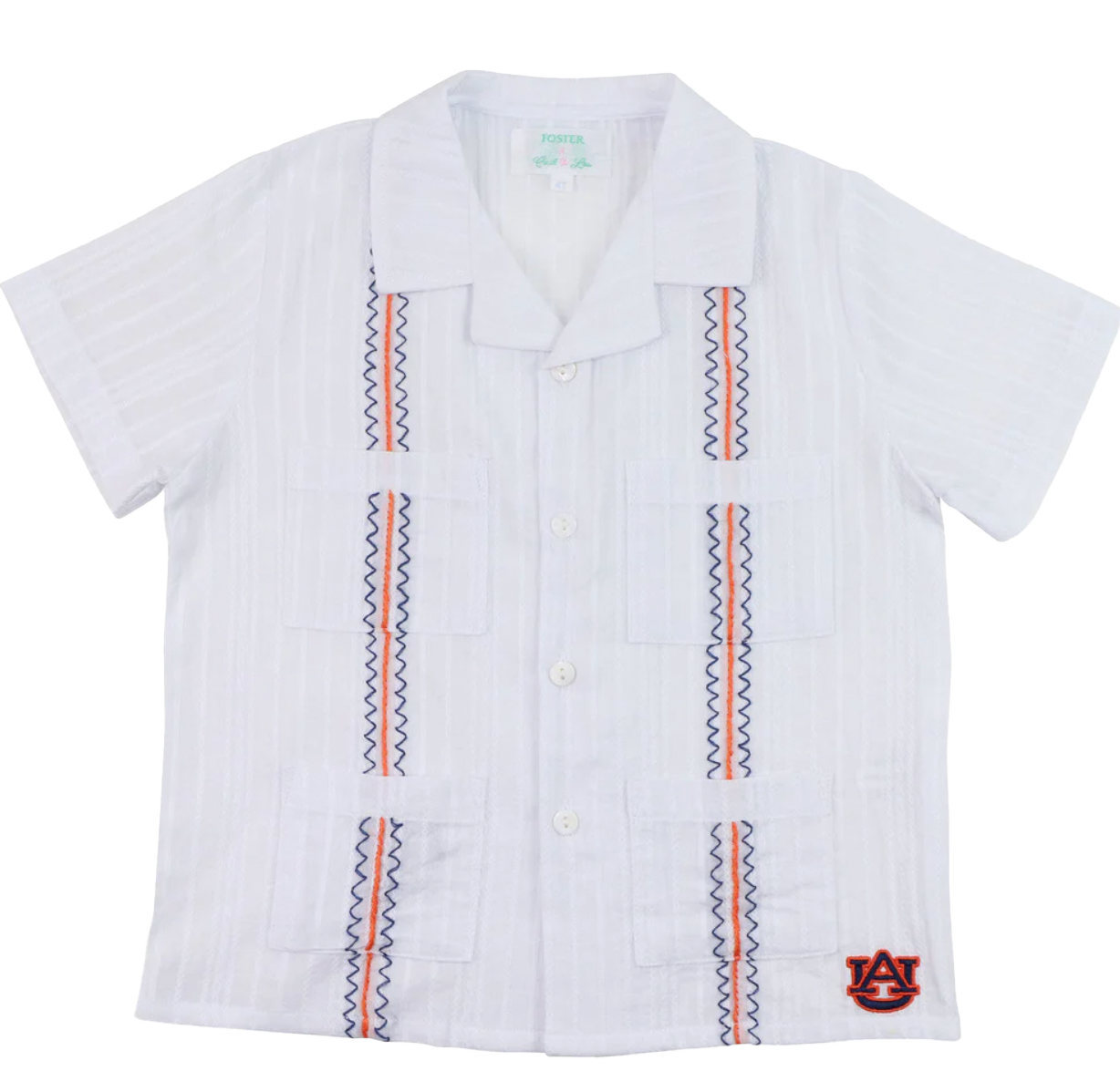 Officially Licensed Auburn Guaybera