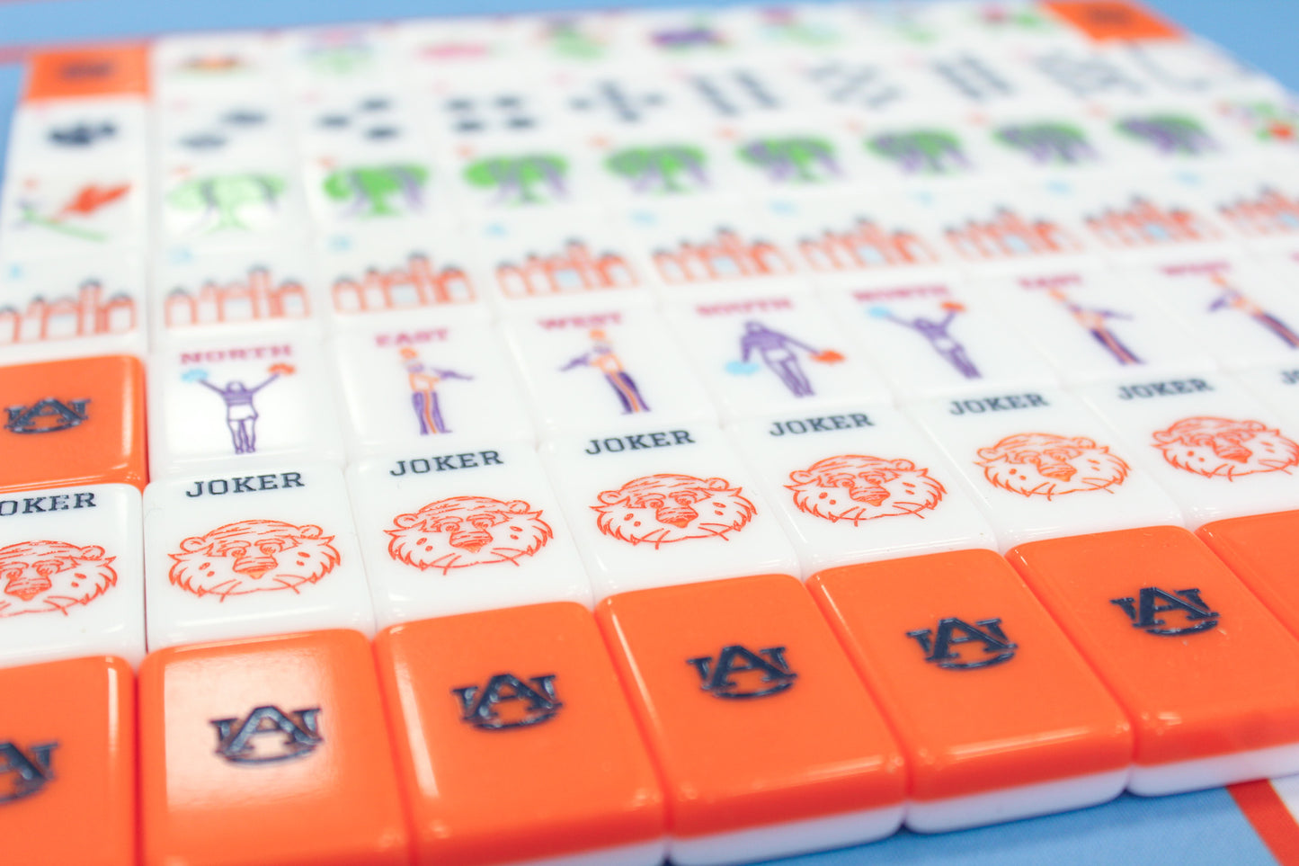The War Eagle Line Mahjong Tiles
