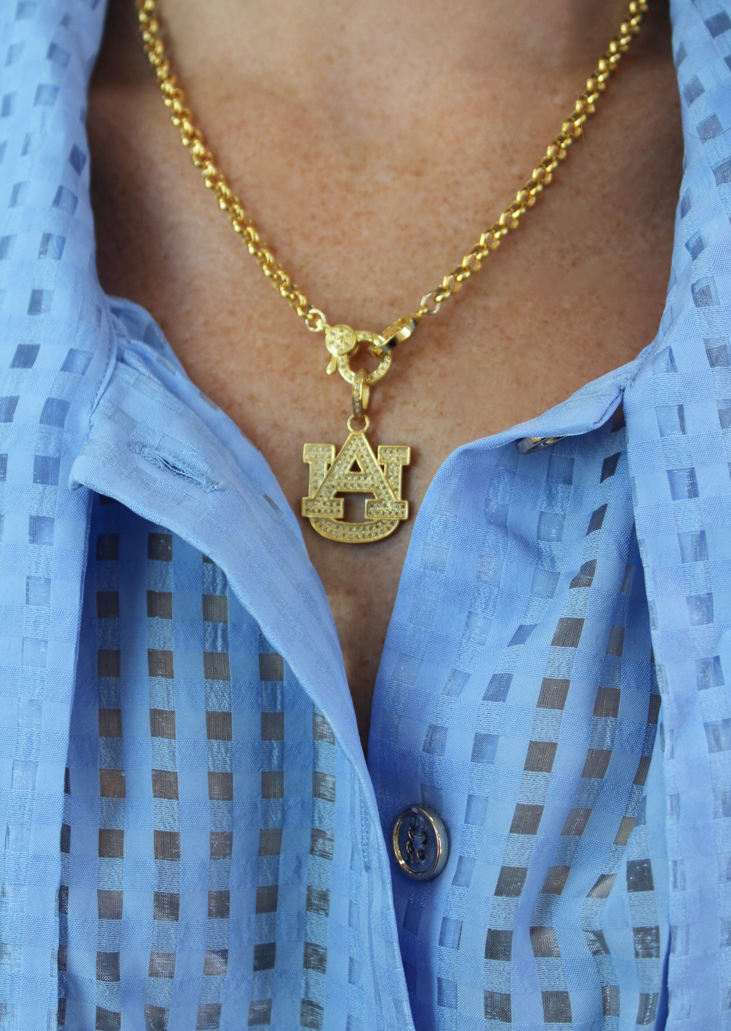 Auburn Diamond Pendant