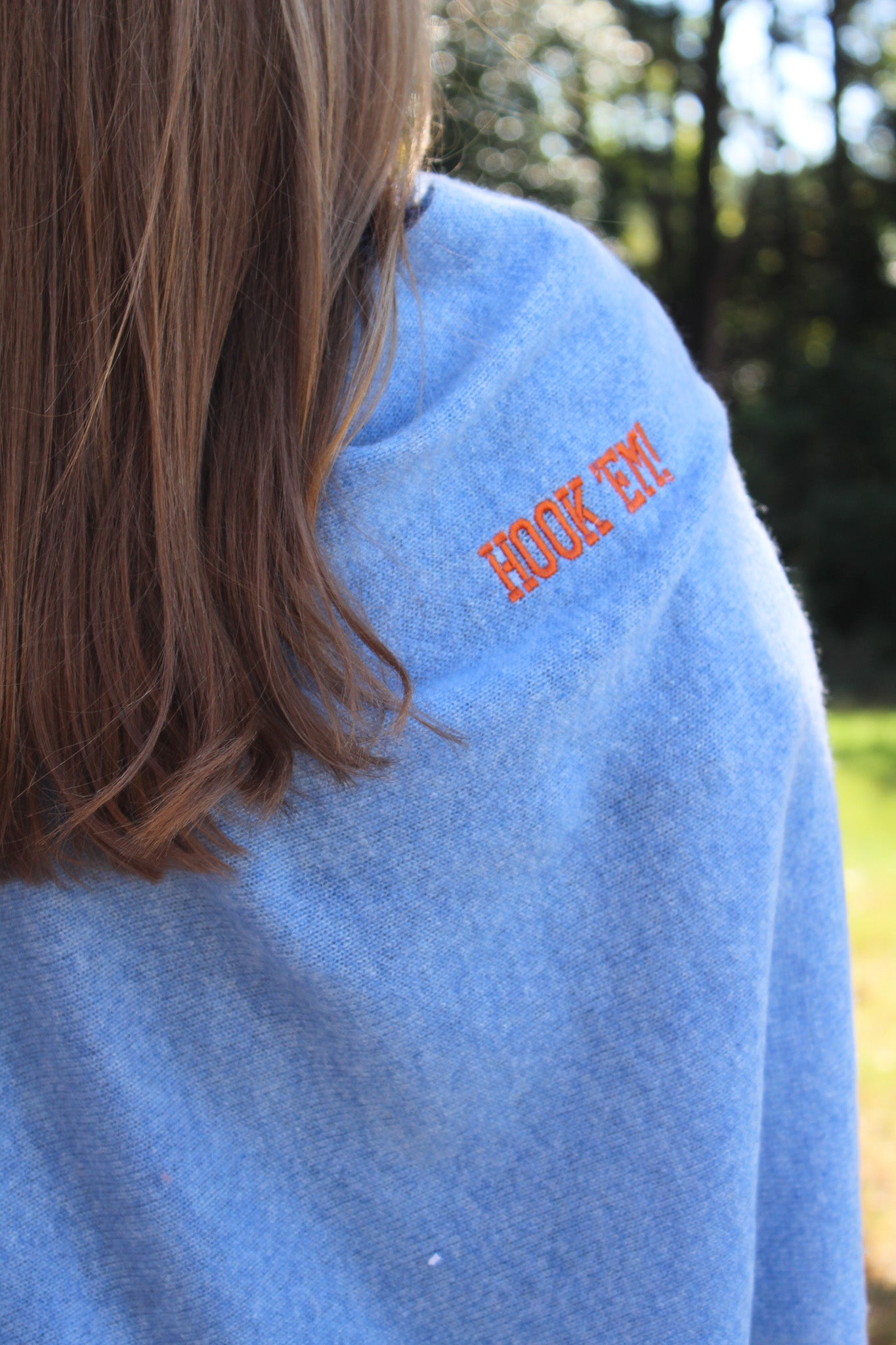 UT Longhorns Collegiate Cashmere Poncho by FOSTER