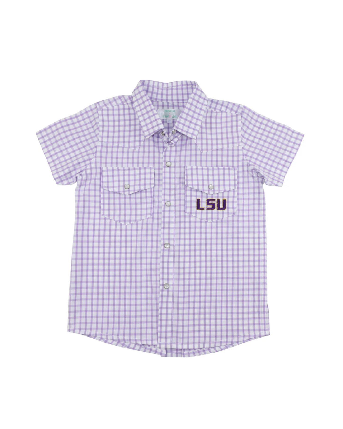 LSU Pearl Snap Shirt