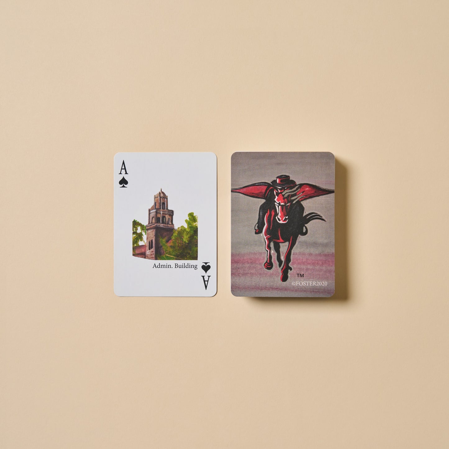 Texas Tech Red Raider Playing Cards