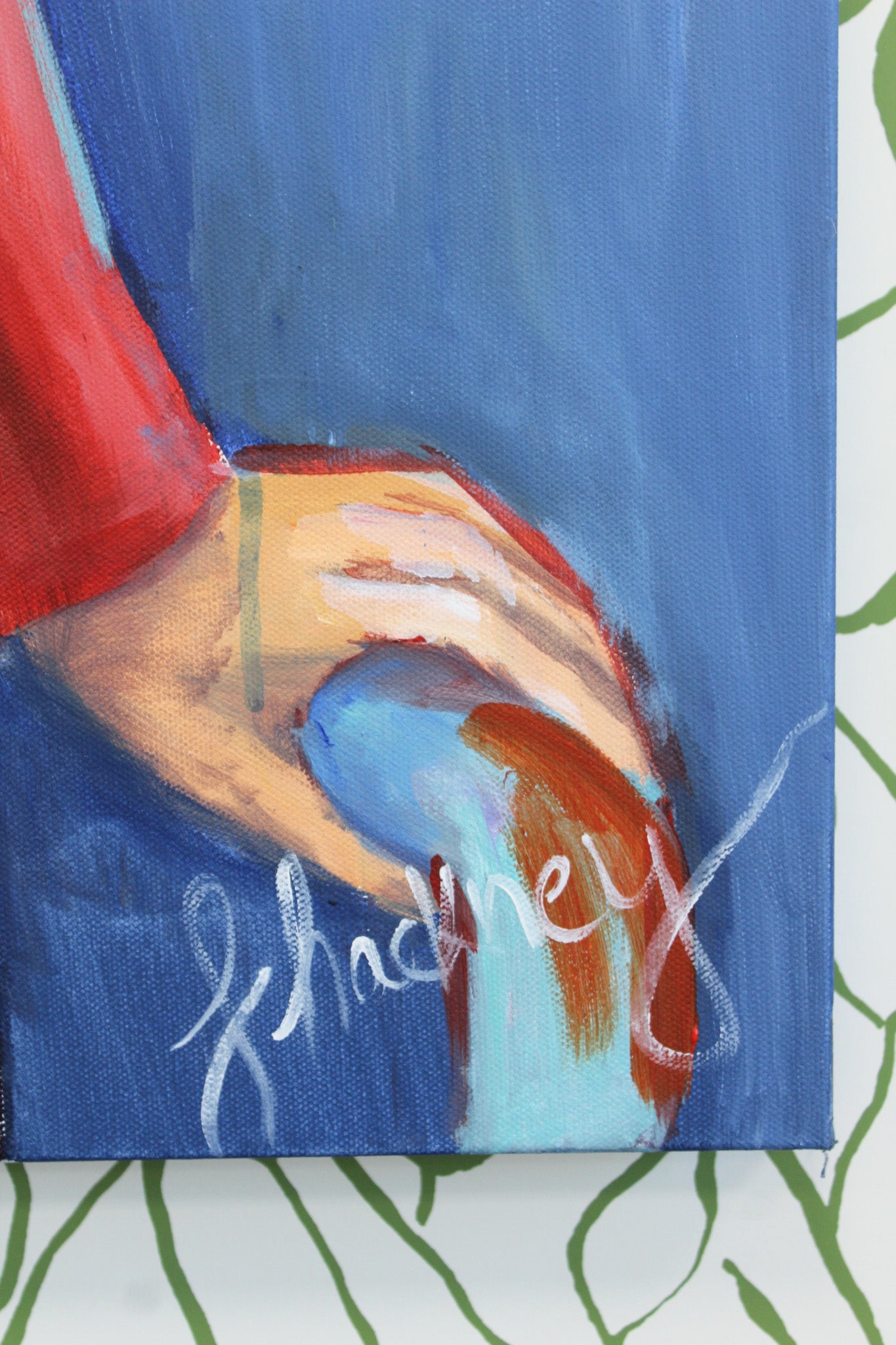 Ole Miss Colonel Reb Painting by Frances Hackney Art