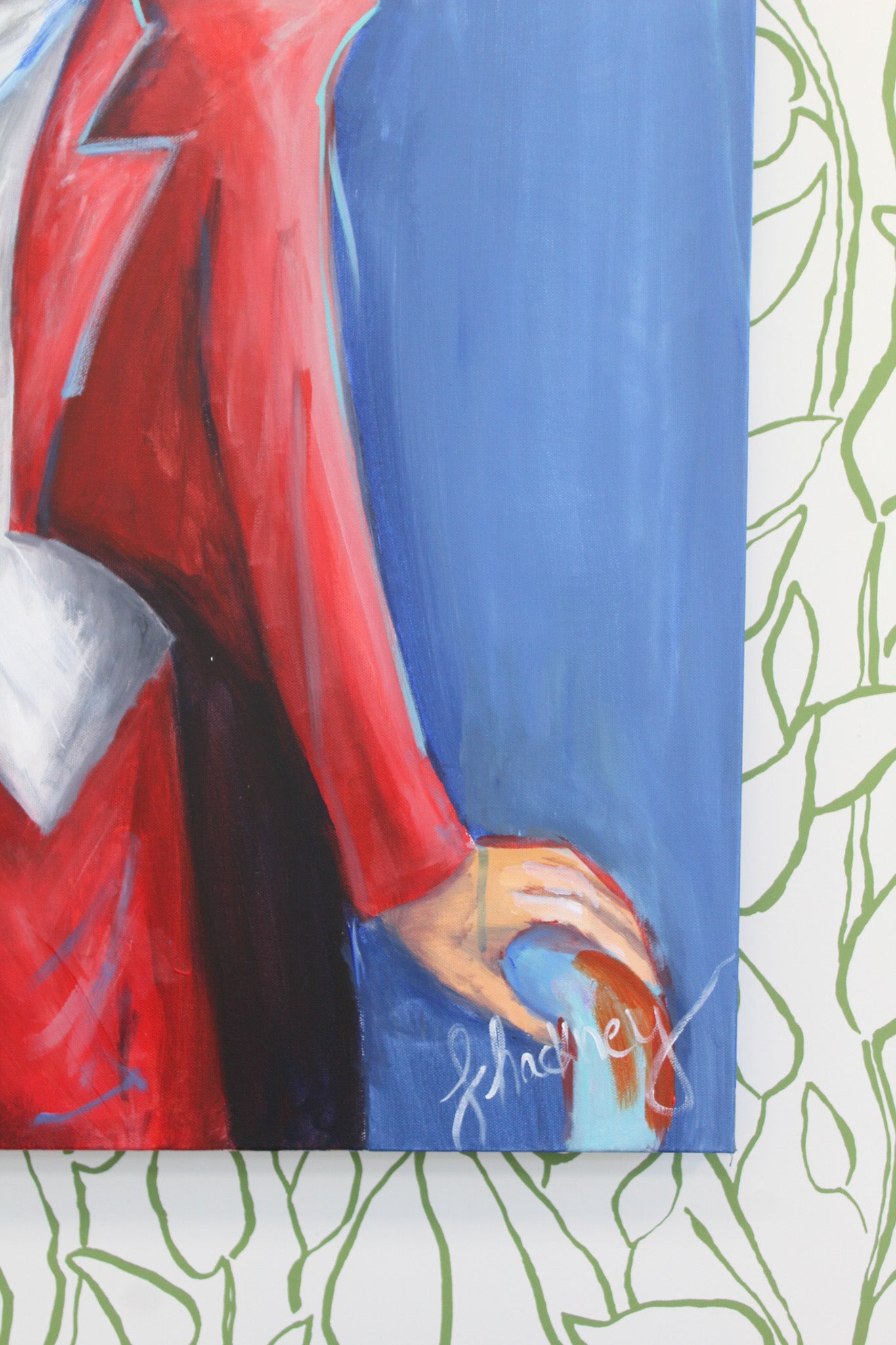 Ole Miss Colonel Reb Painting by Frances Hackney Art