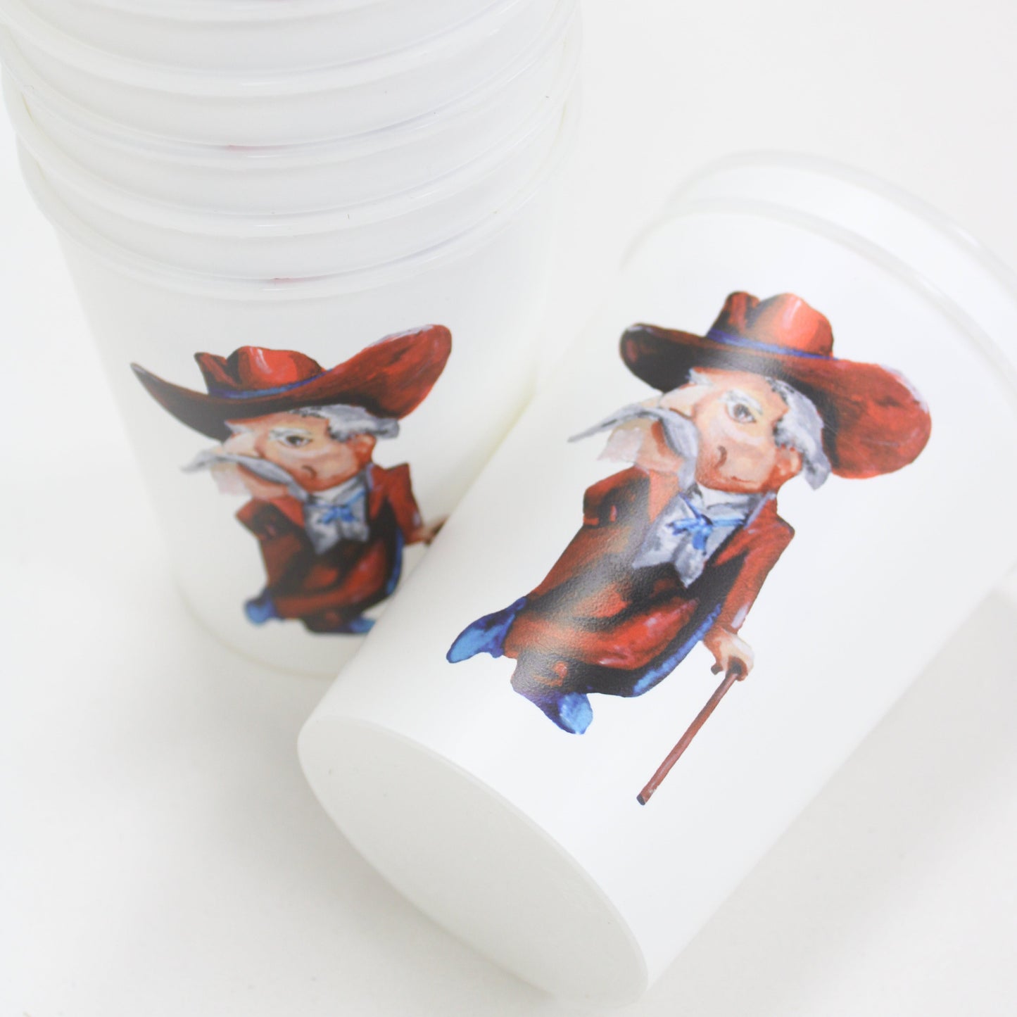 Colonel Reb Ole Miss Reusable Cup Set