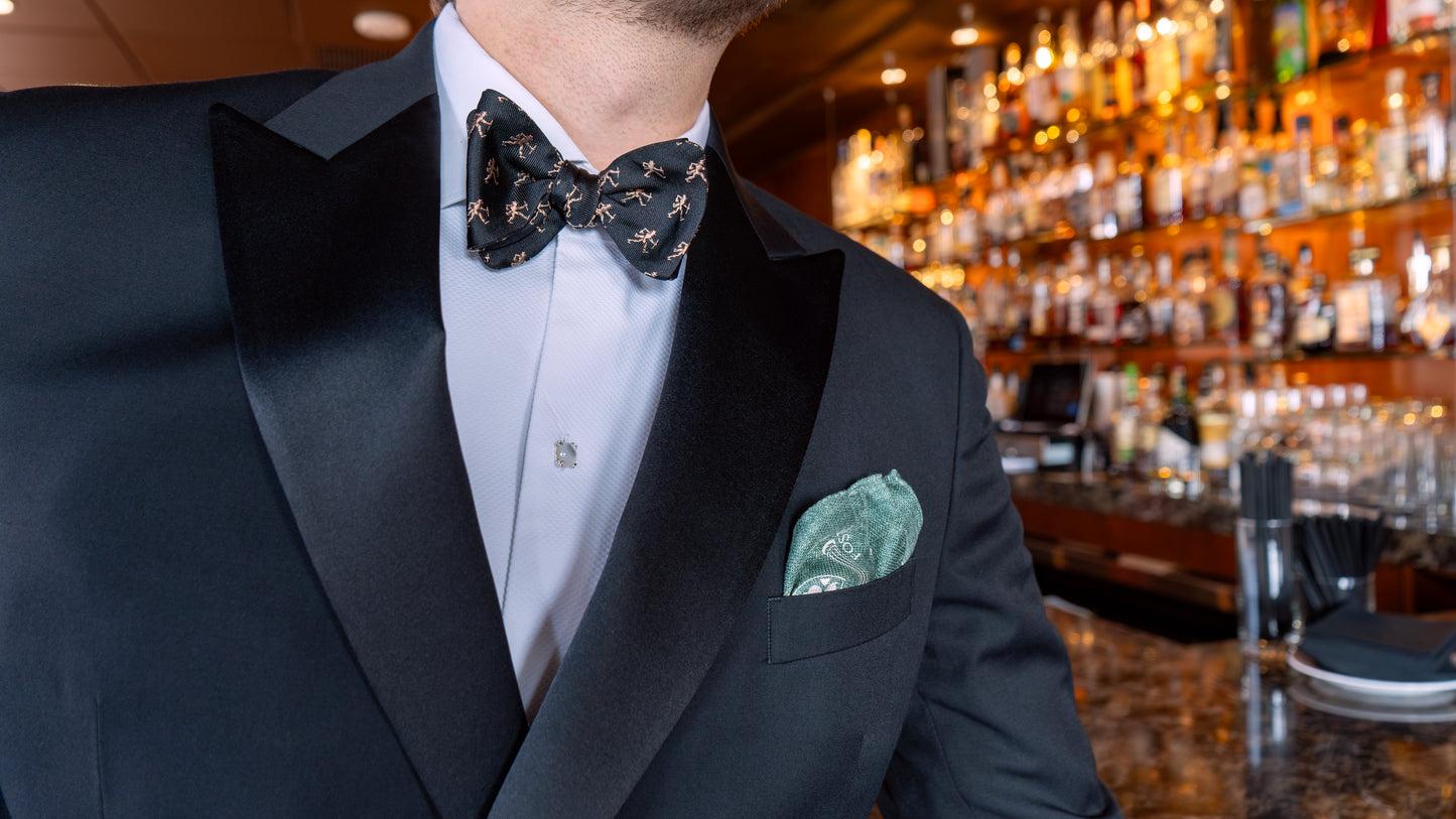 Wake Forest Demon Deacon Men's Silk Bow Tie