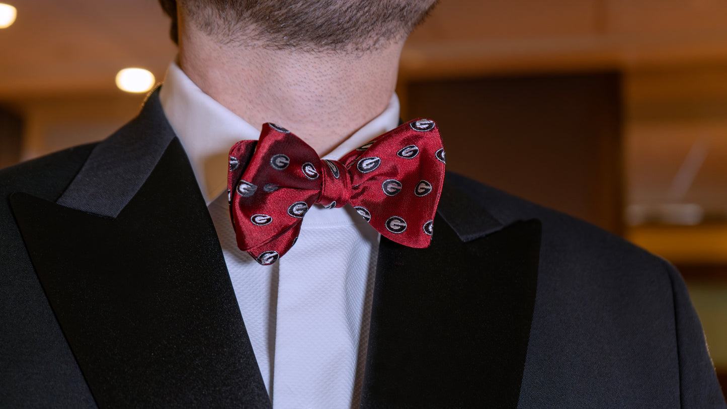 University of Georgia Silk Bow Tie