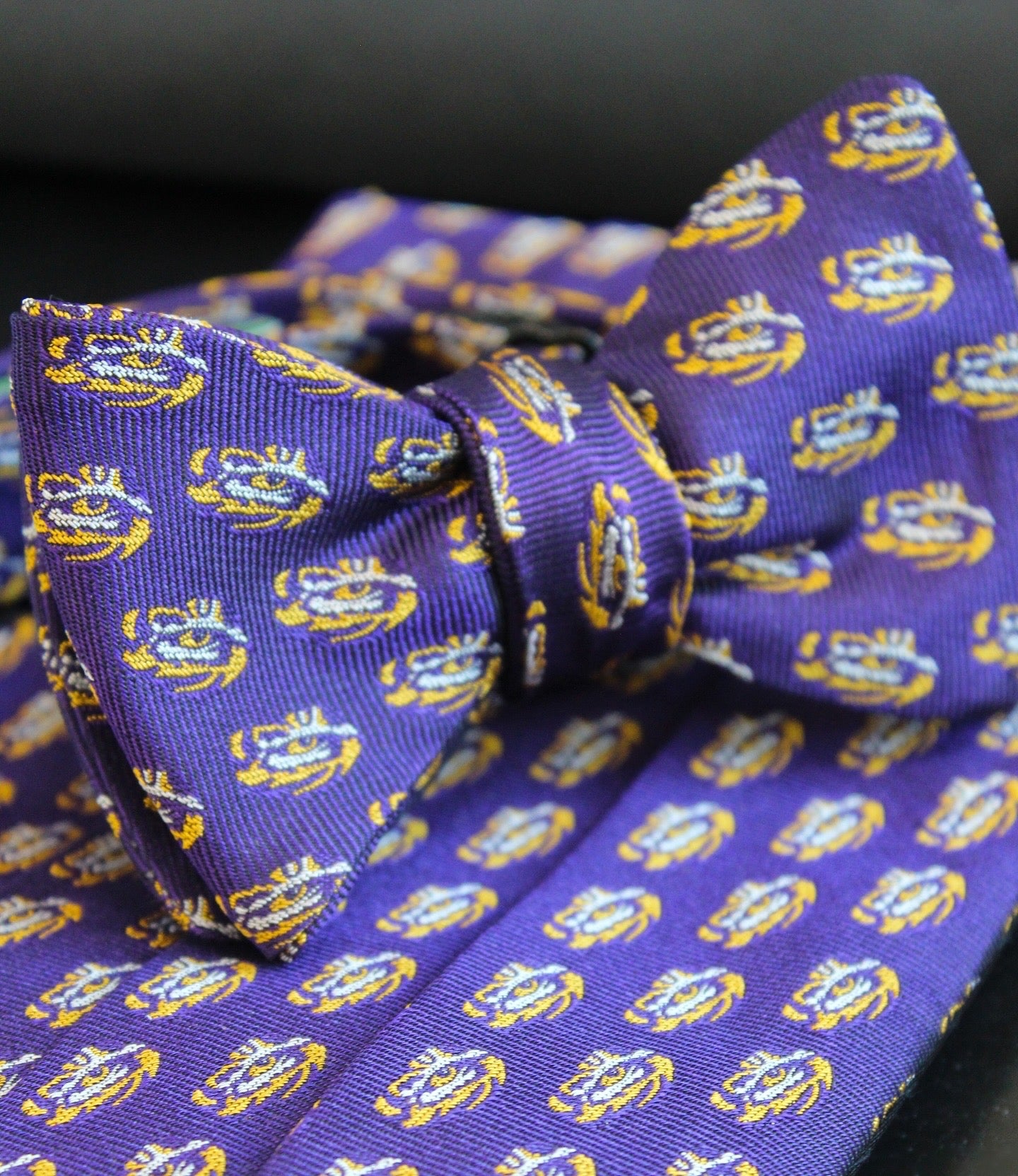 LSU Tigers Cummerbund Set