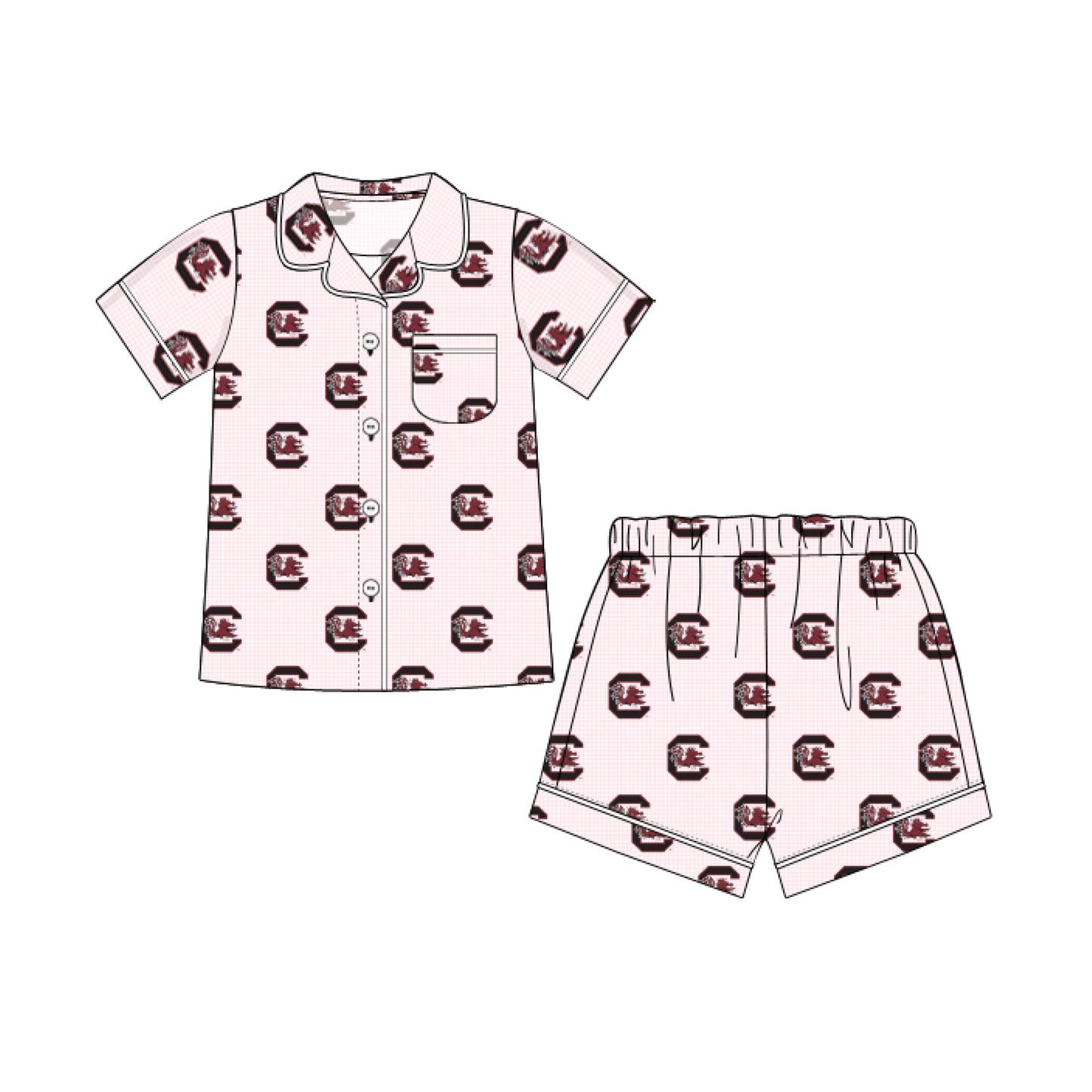 South Carolina Shorty Pajama