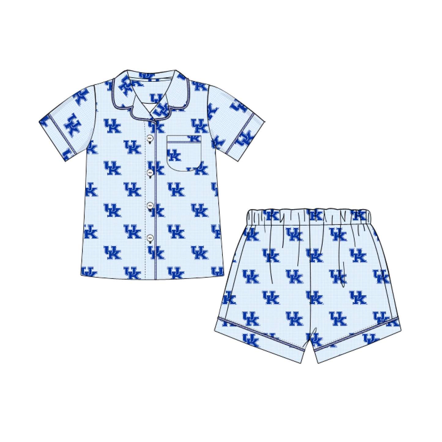 Kentucky (UK) Shorty Pajama