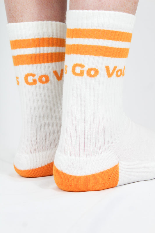 Tennessee Go Vols Collegiate Retro Crew Socks