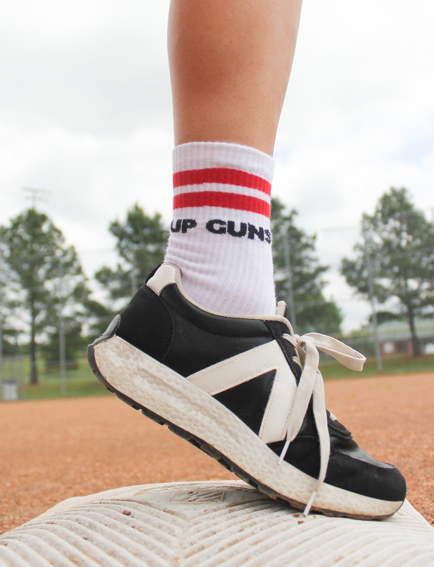 Texas Tech Guns Up Collegiate Retro Crew Socks