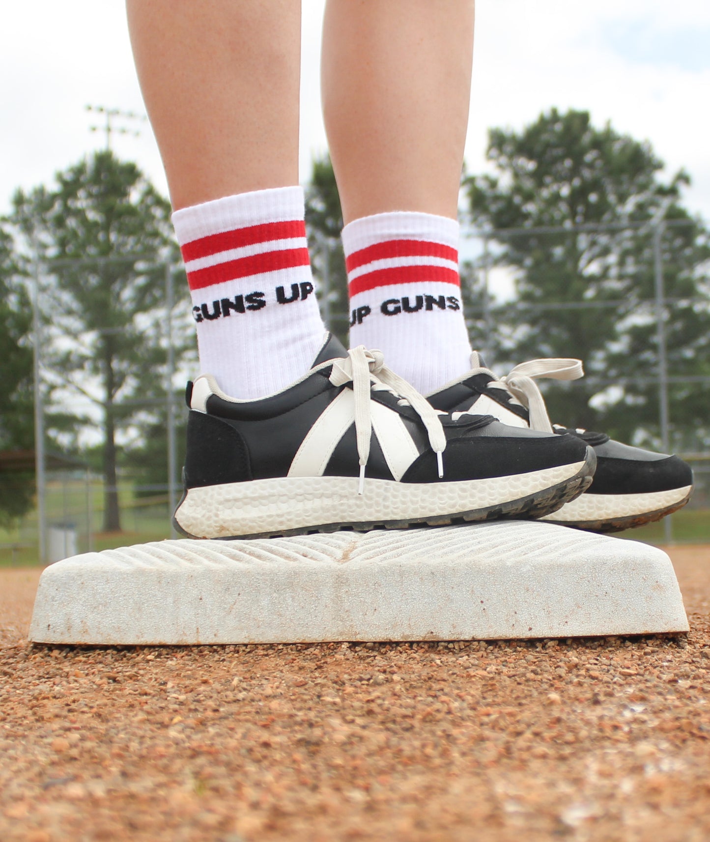 Texas Tech Guns Up Collegiate Retro Crew Socks