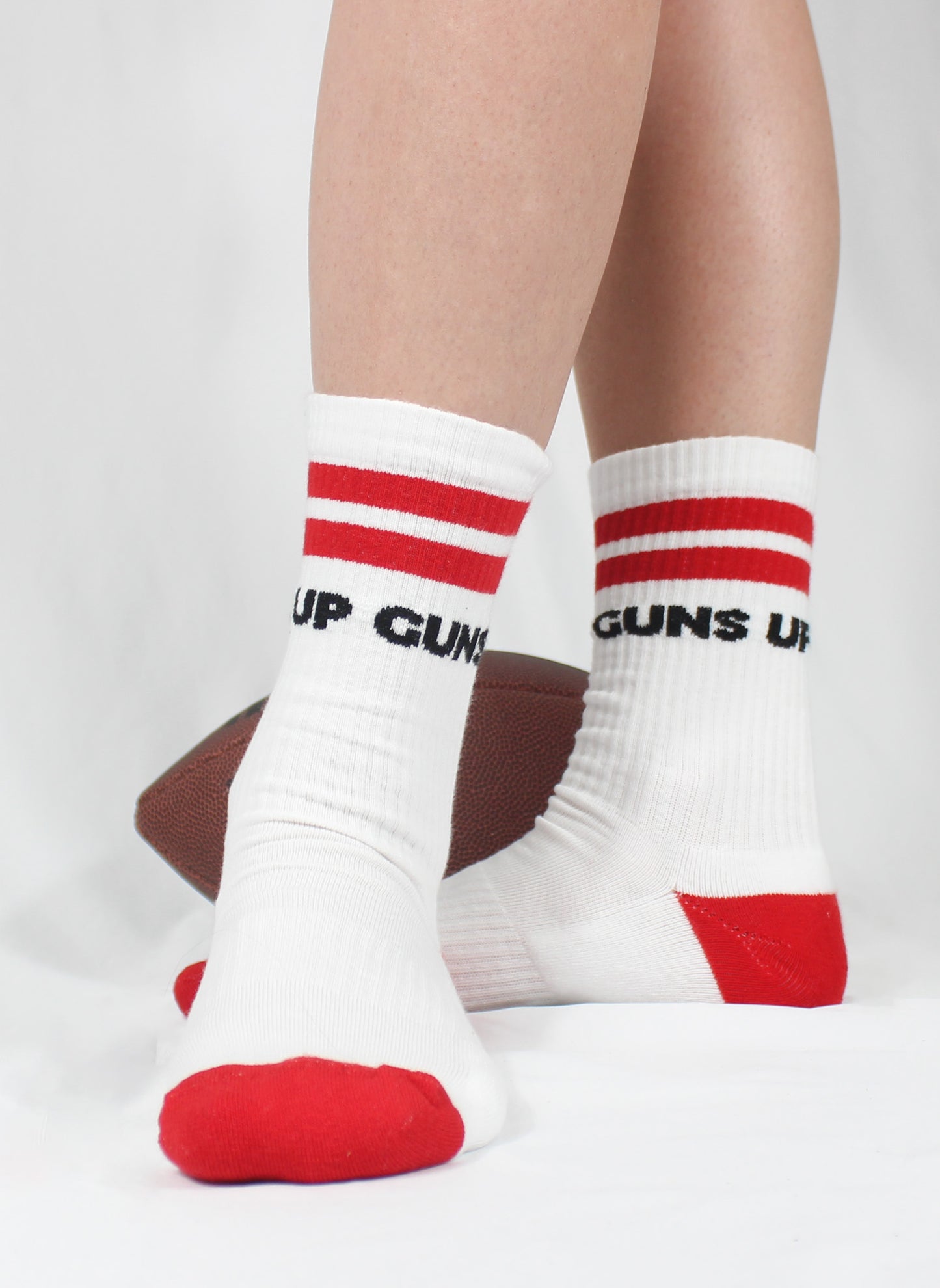 Texas Tech Guns Up Collegiate Retro Crew Socks