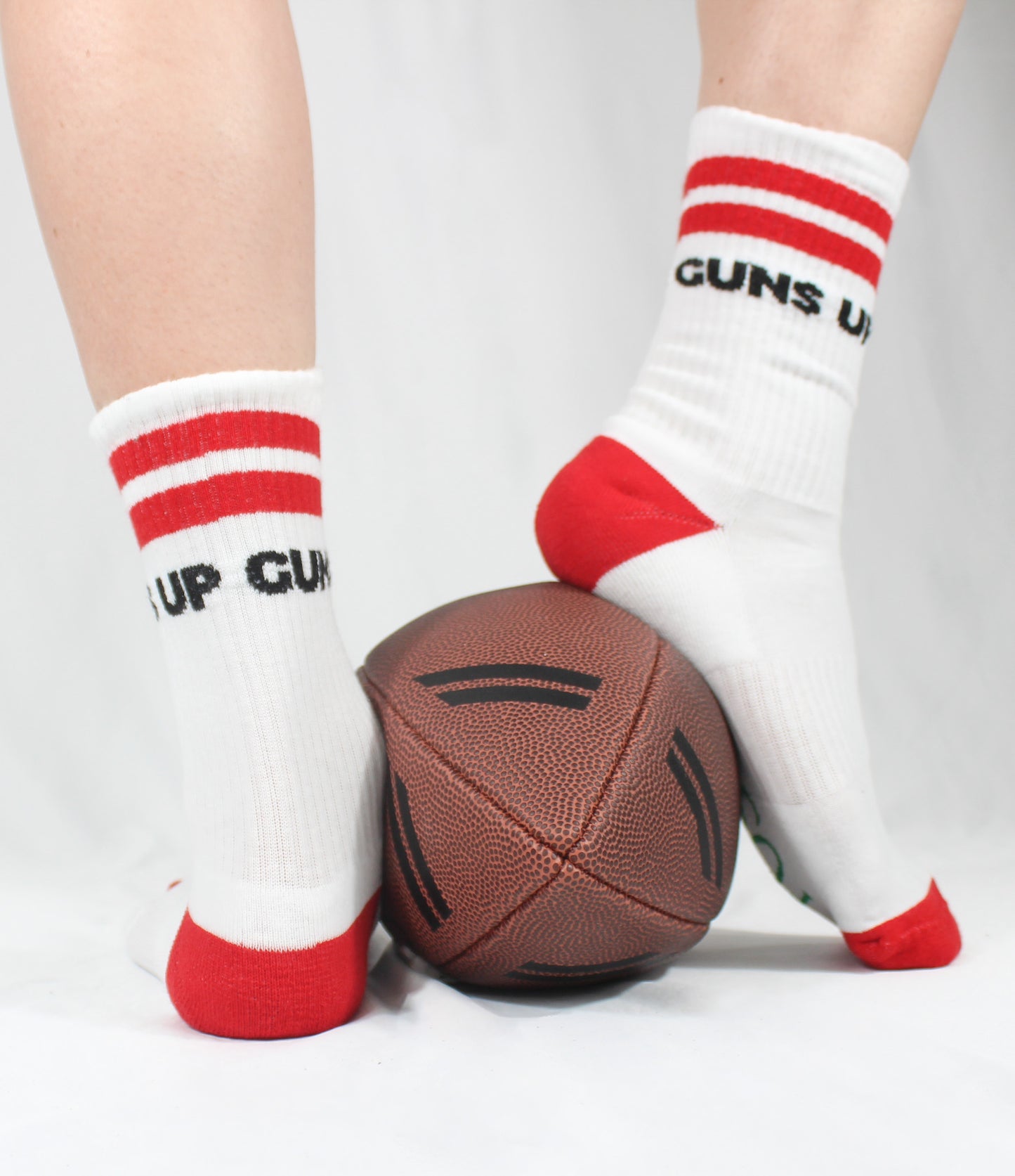 Texas Tech Guns Up Collegiate Retro Crew Socks