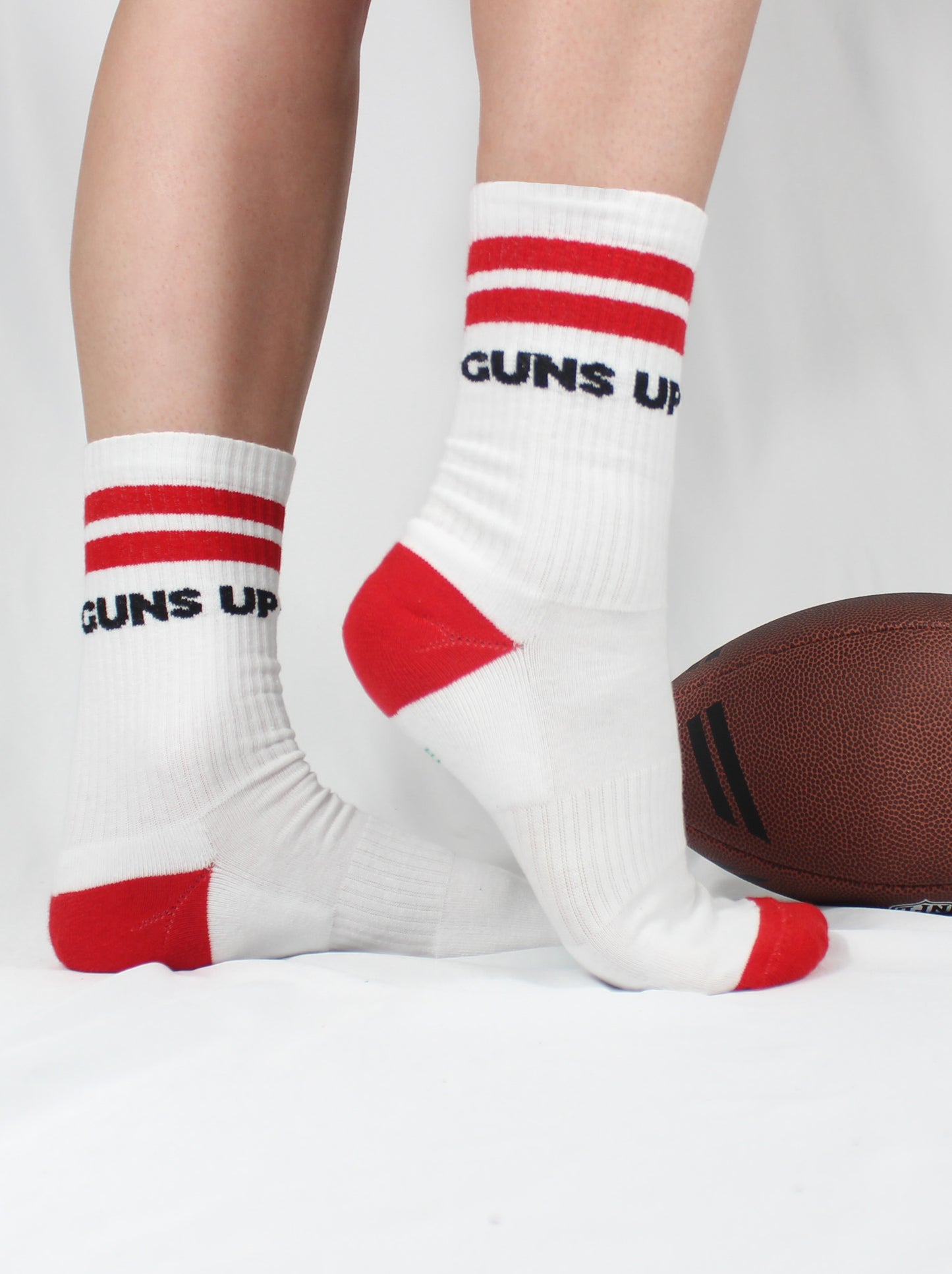 Texas Tech Guns Up Collegiate Retro Crew Socks
