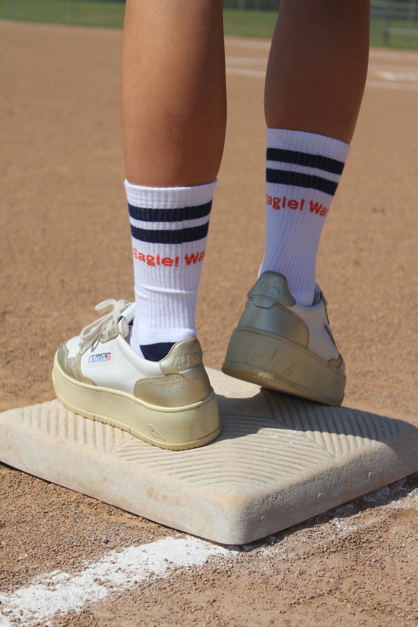 Auburn Collegiate Retro Crew Socks