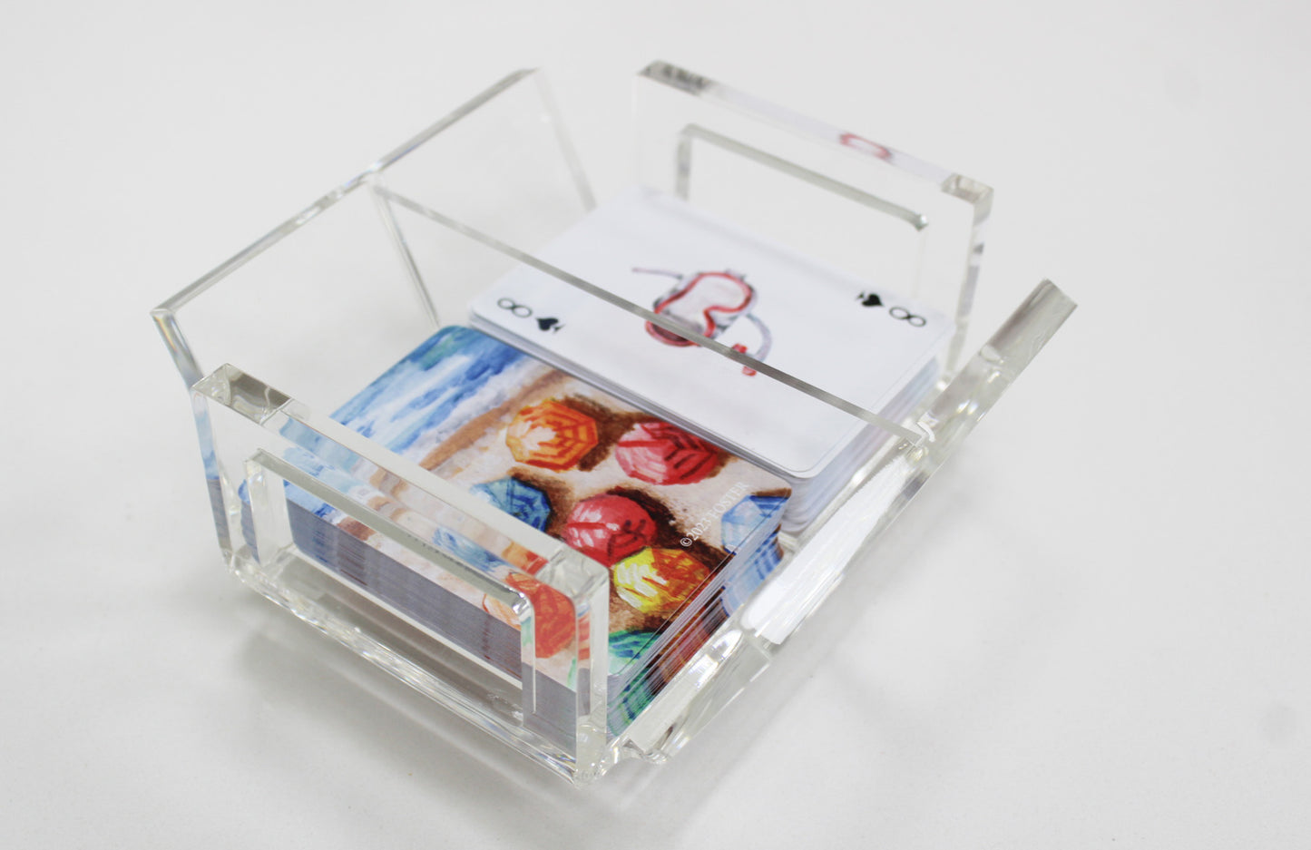 Holder for deck of cards
