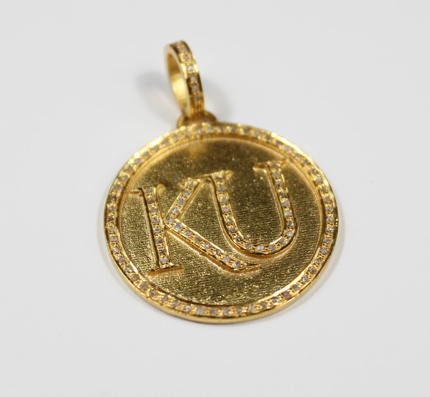University of Kansas Diamond Pendant