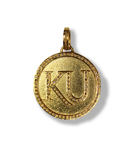 University of Kansas Diamond Pendant