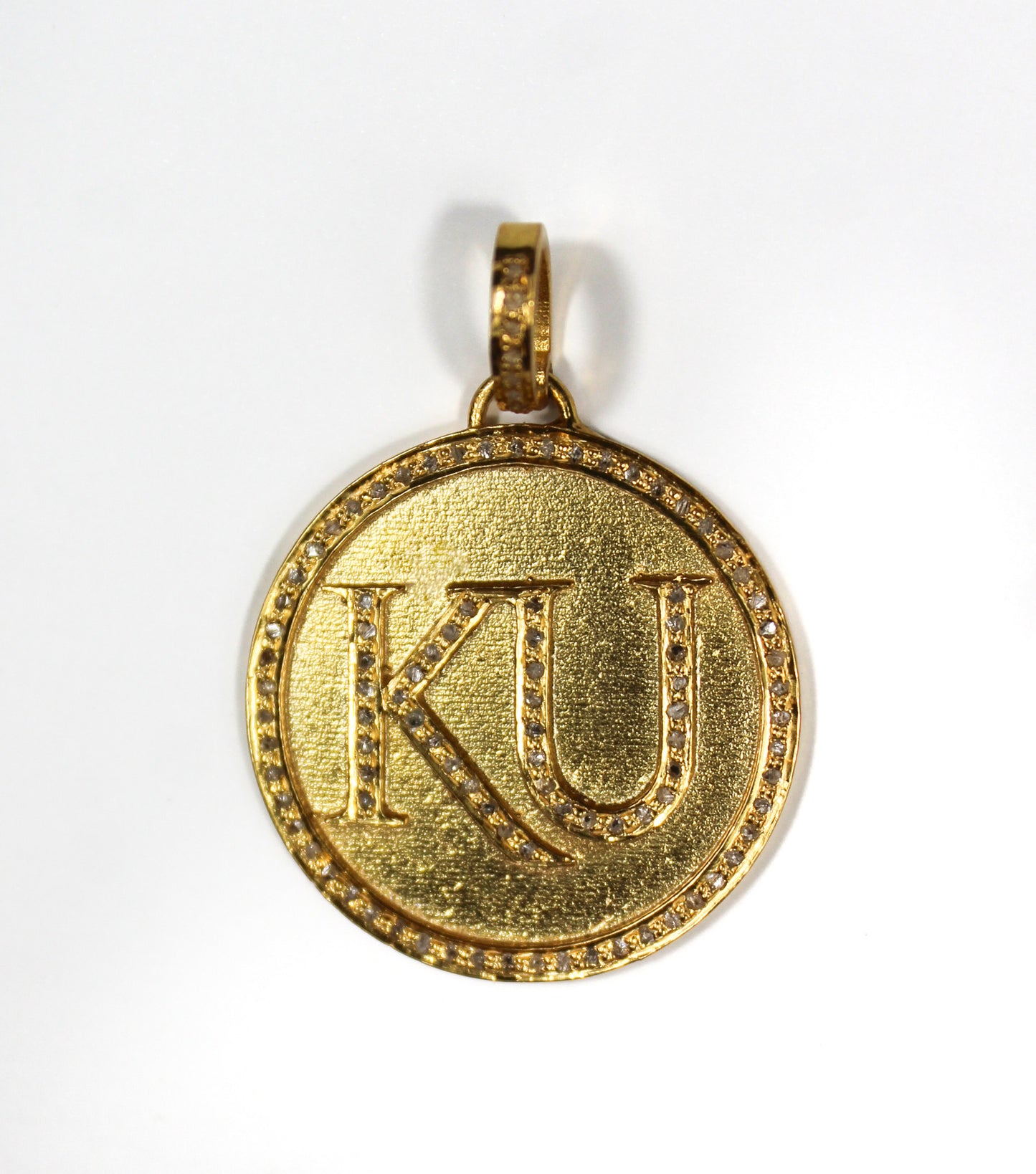 University of Kansas Diamond Pendant