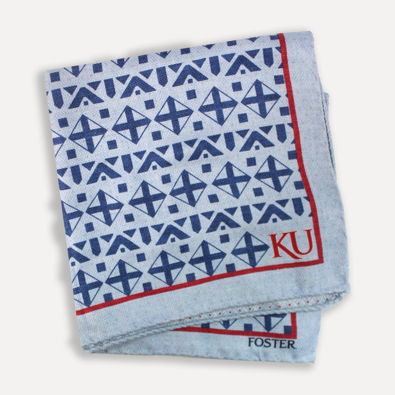 Kansas Men's Silk Pocket Square