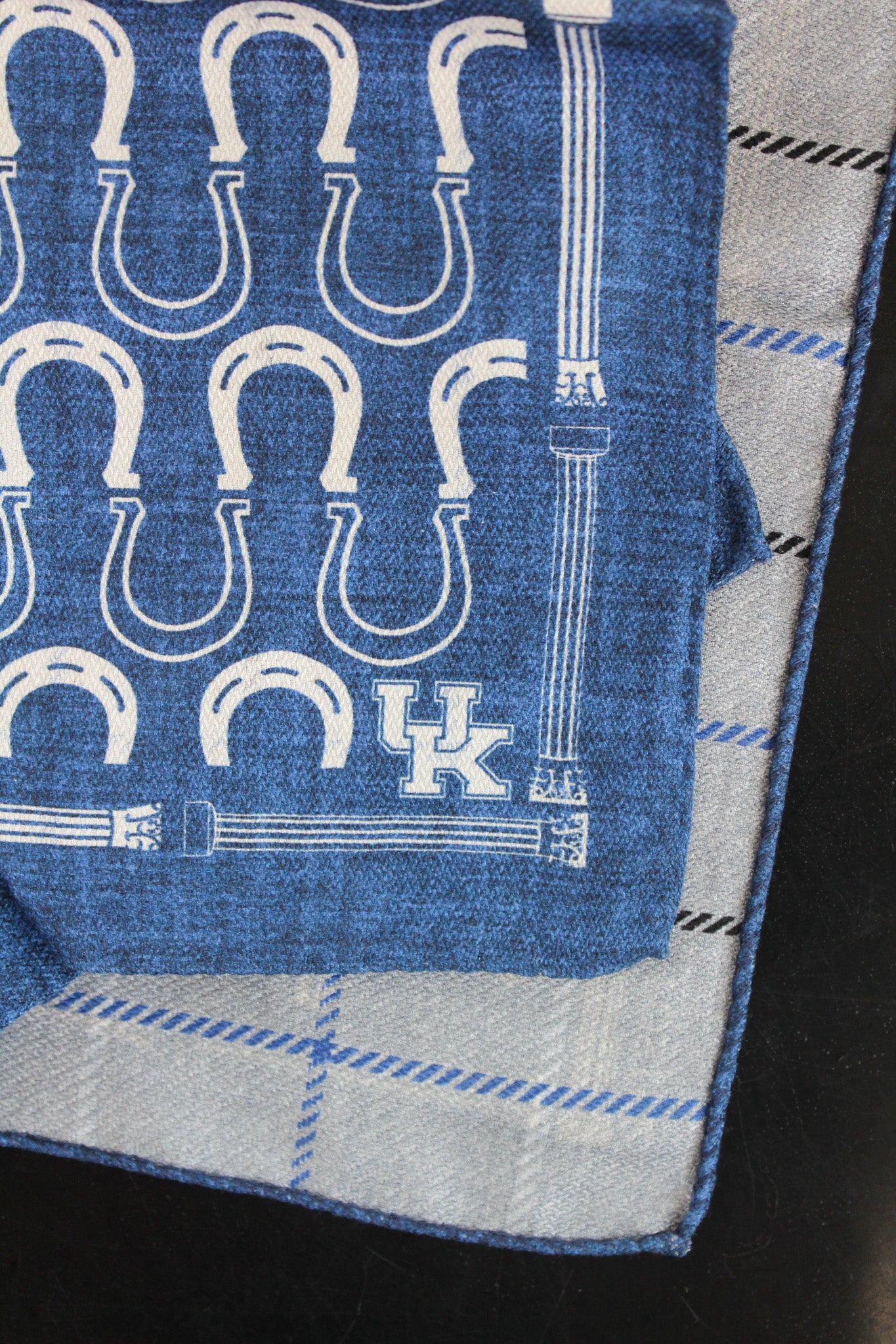 University of Kentucky Men's Silk Pocket Square