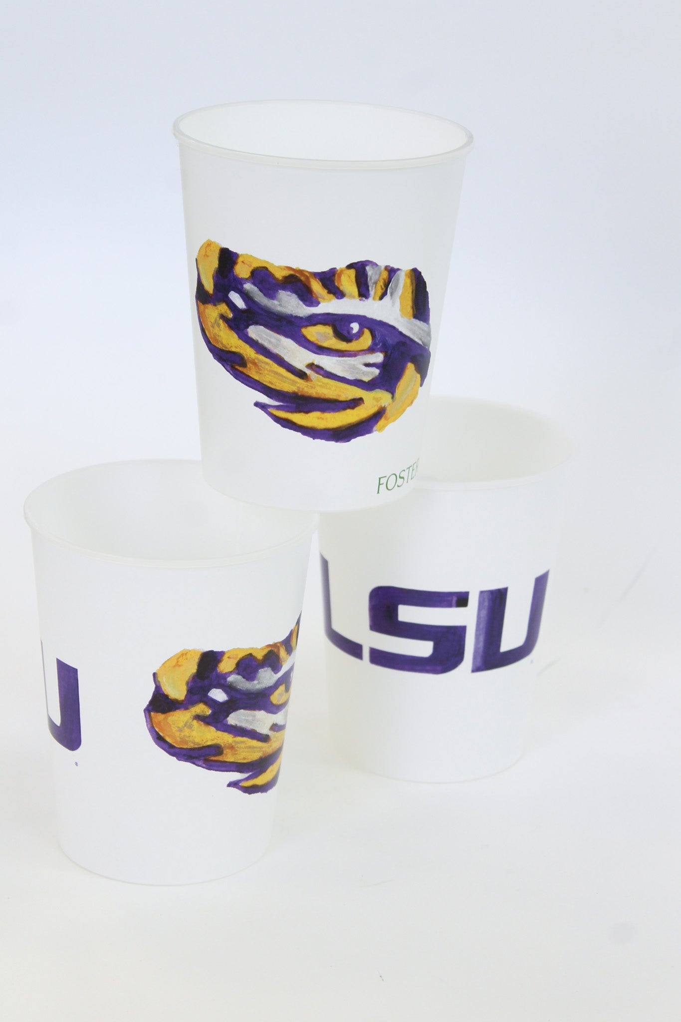 LSU Tigers Reusable Cup Set
