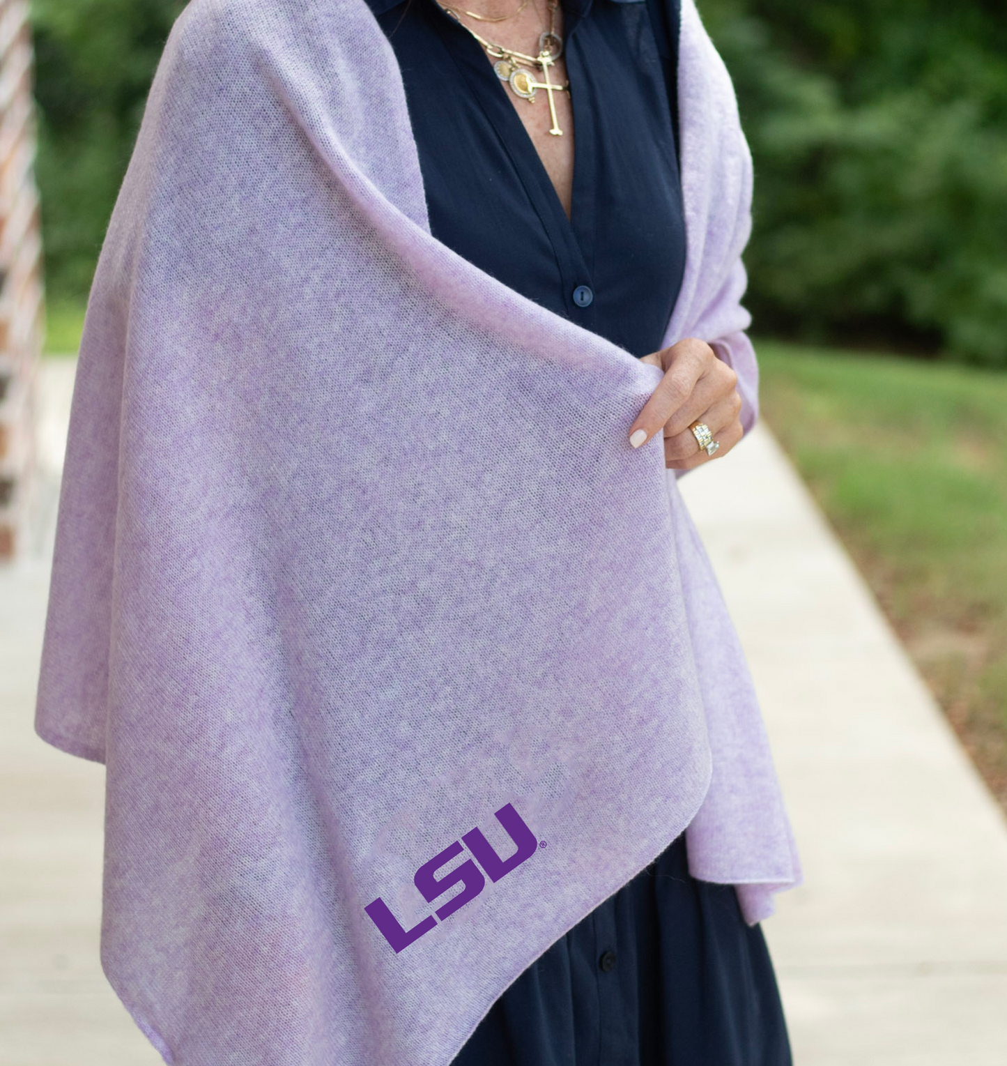 LSU Cashmere Scarf