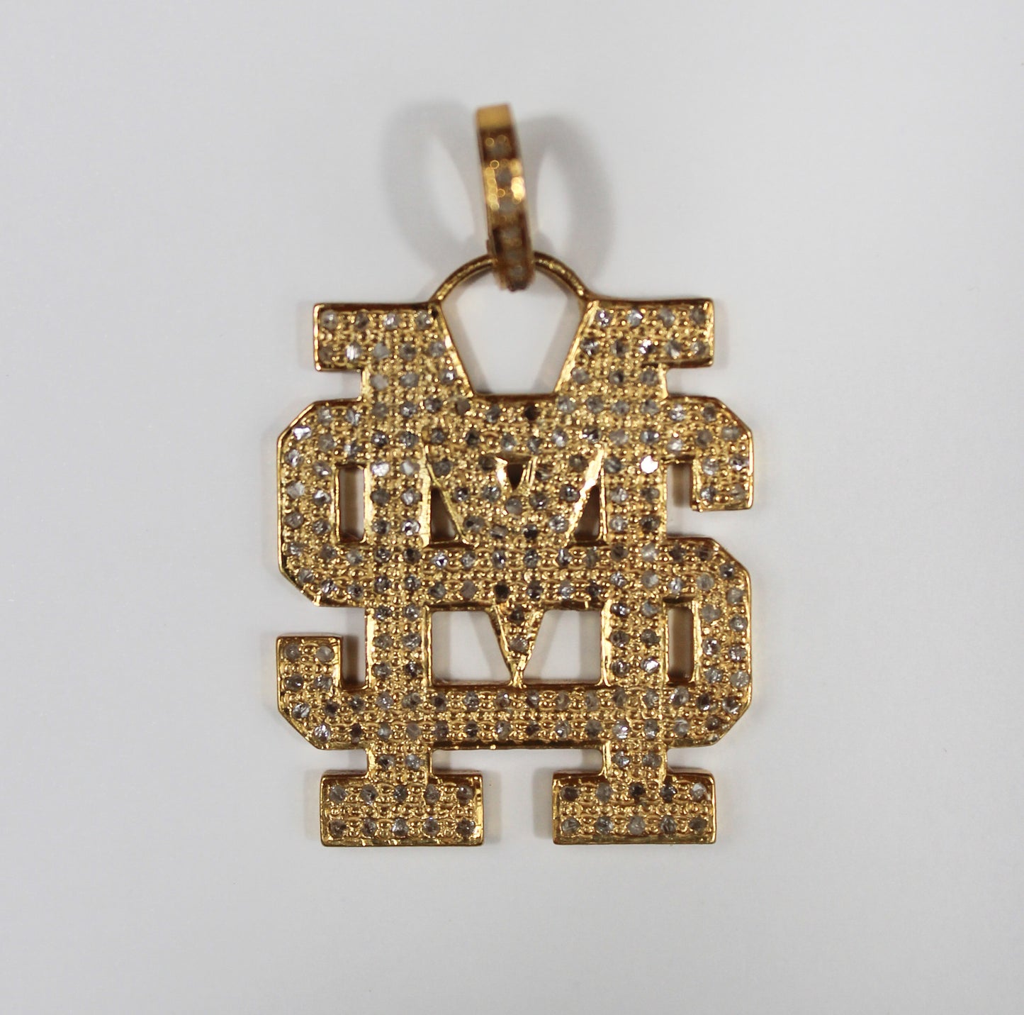 MS State Diamond Pendant