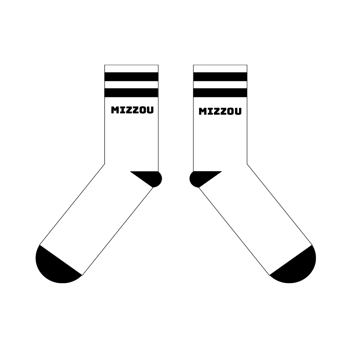 Mizzou Retro Crew Socks
