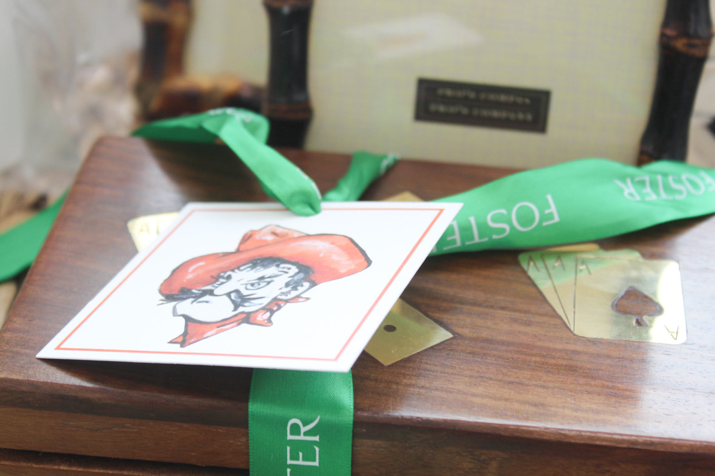 Oklahoma State OSU Pistol Pete gift tag set by FOSTER