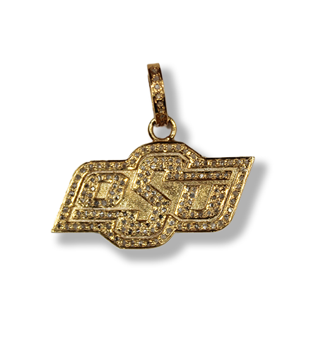 Oklahoma State University (OSU) Diamond Pendant
