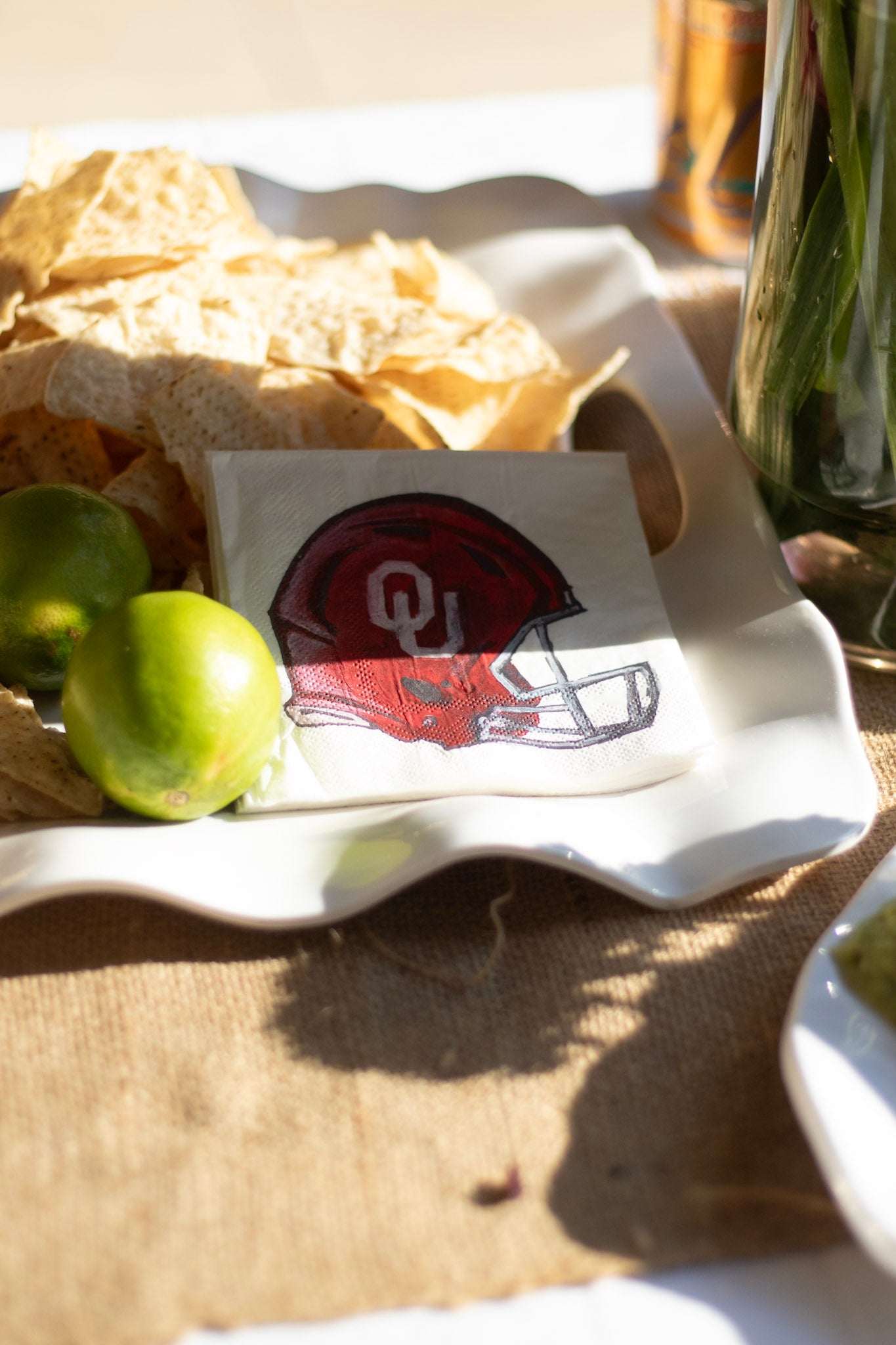 OU Football Helmet Napkin Set