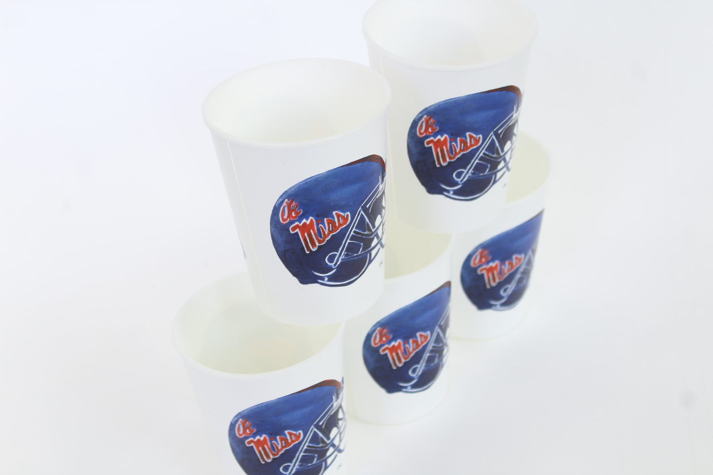 Ole Miss Football Reusable Cup Set