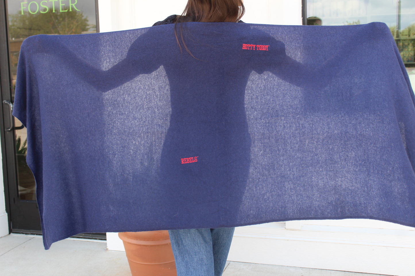 Ole Miss Cashmere Travel Wrap