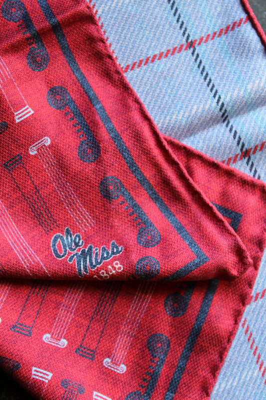 Ole Miss Men's Silk Pocket Square