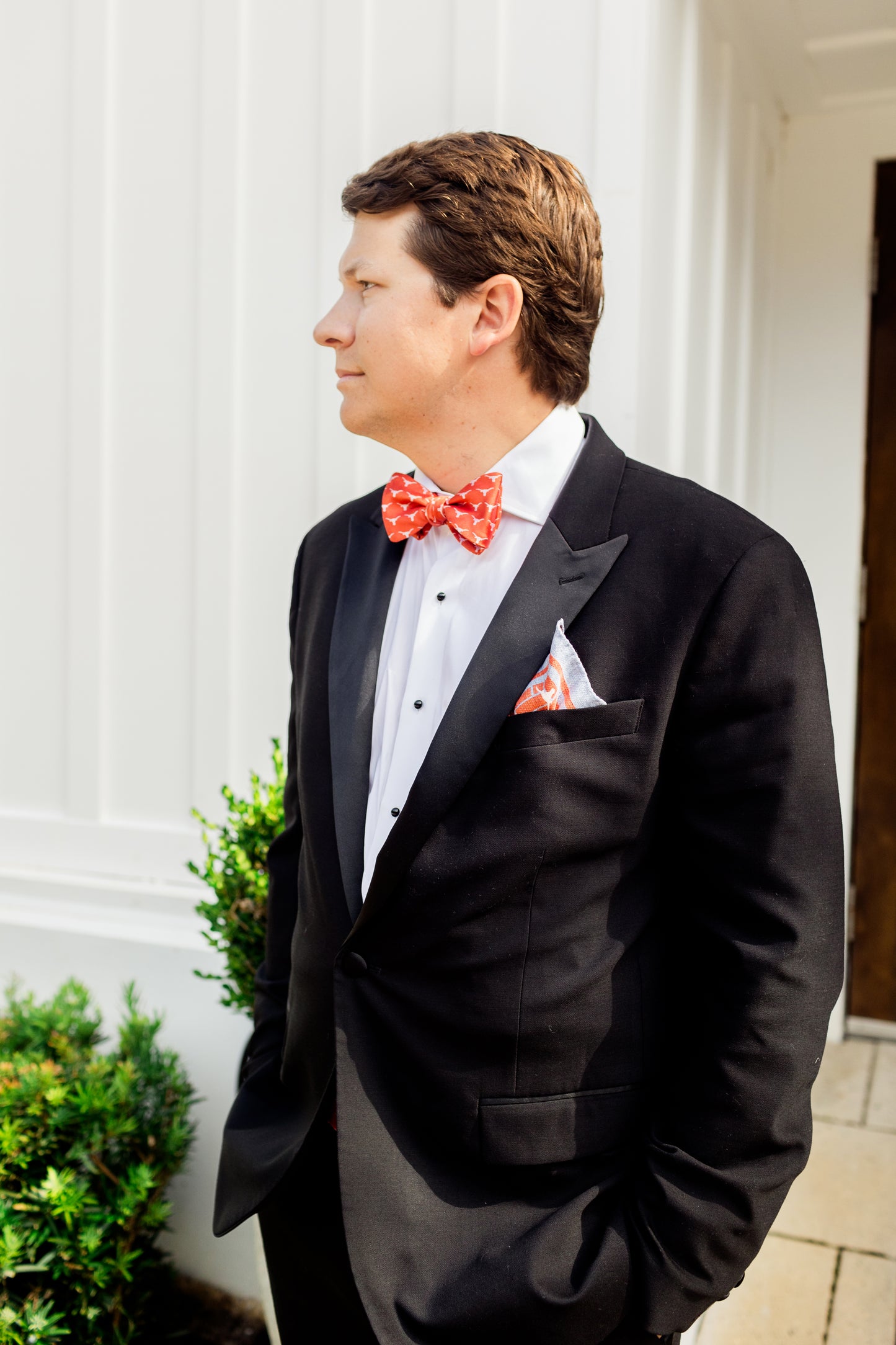 UT Longhorns Silk Cummerbund Set